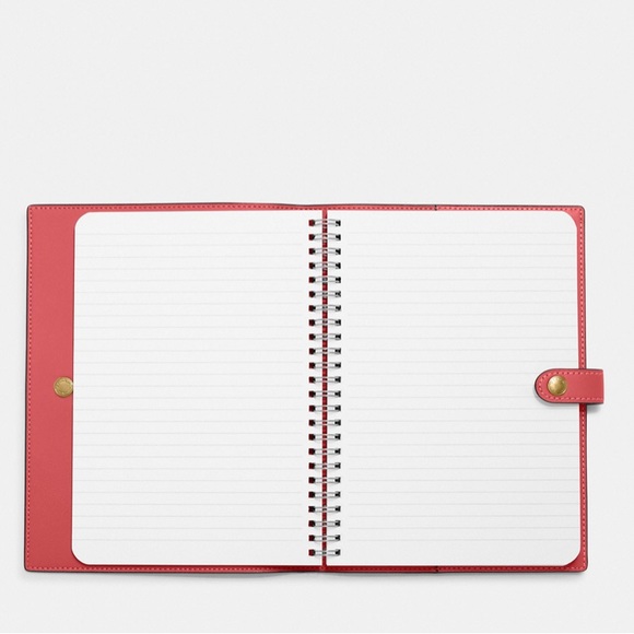 NWT💃Coach Notebook In Signature Canvas With Varsity Motif - Picture 5 of 6